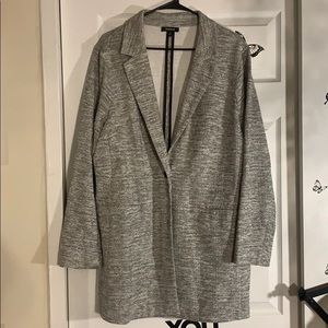 Grey oversized blazer